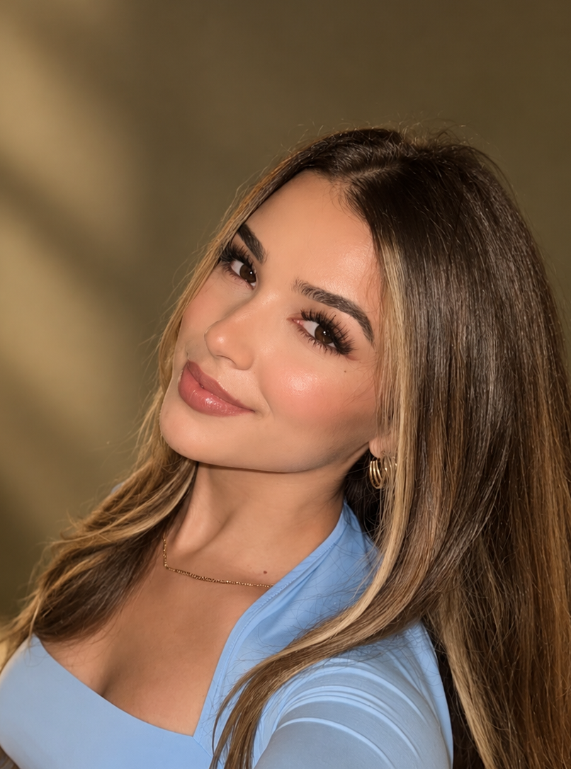 Beauty portrait featuring elegant lash styling